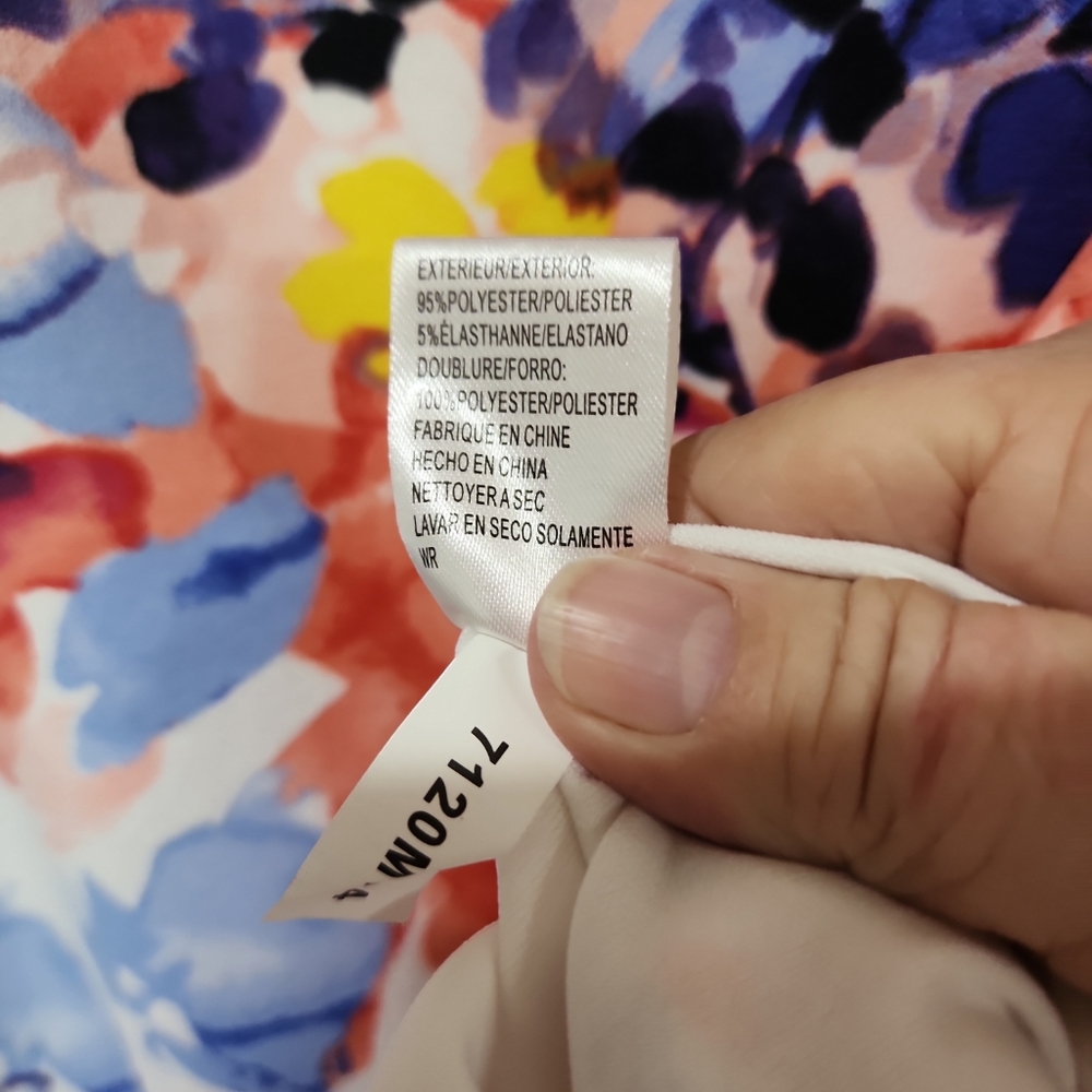 Tahari Floral print Dress size 6 - Picture 7 of 8
